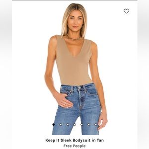 BNWT Free People Keep It Sleek Bodysuit Size S